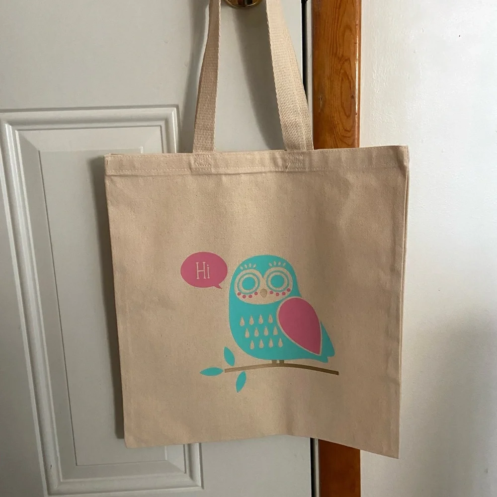 Owl Canvas Tote Bag